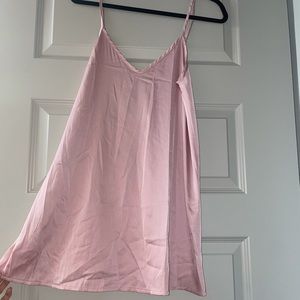 Pepper Mayo Champagne Pink Mini Silky Slip Dress Size Small AUS 8